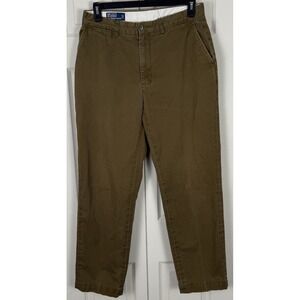 VTG Polo Ralph Lauren Prospect Pants Mens 33x32 Brown Straight Preppy